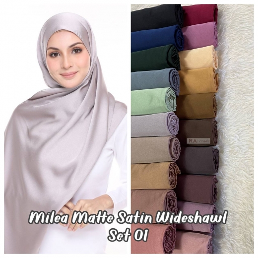 Wideshawl Milea Matte Satin